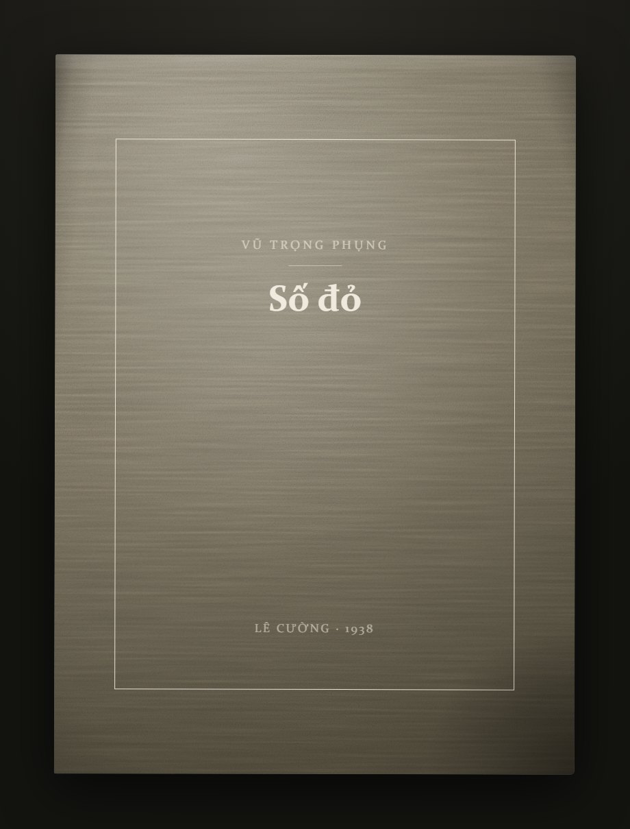 Bìa trước — Số đỏ