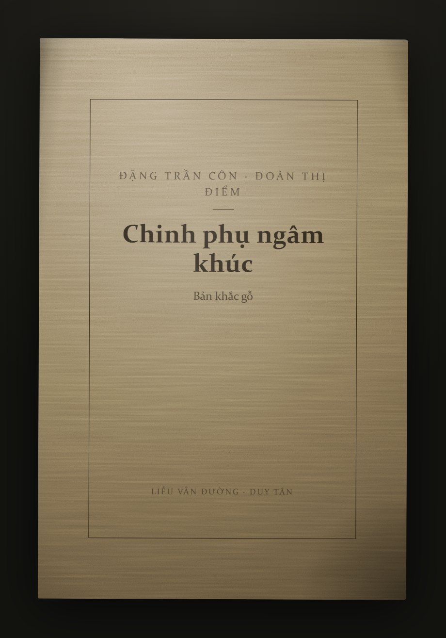 Bìa trước — Chinh phụ ngâm khúc